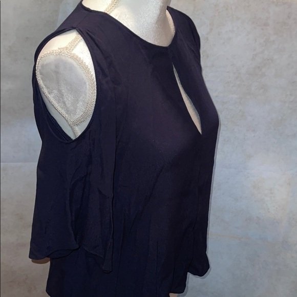 Design Lab Black 3/4 length sleeve Blouse - Picture 6 of 7